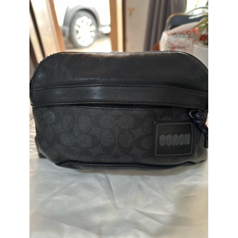 Coach Man- Preloved Original Coach Man Waistbag- Preloved Tas Coach Pria