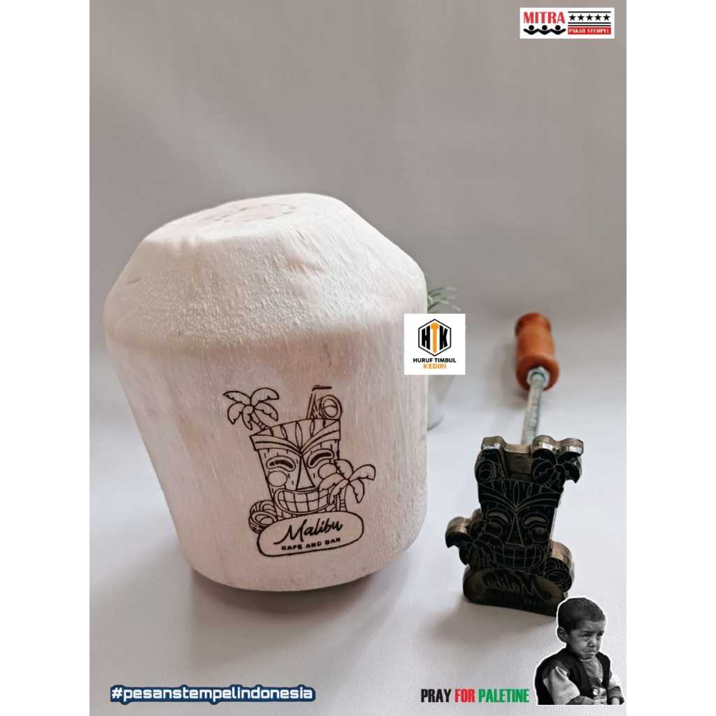 

TERLARIS HOTSTAMP KELAPA / STEMPEL BAKAR LONGSTIK / MANUAL MEDIA KELAPA