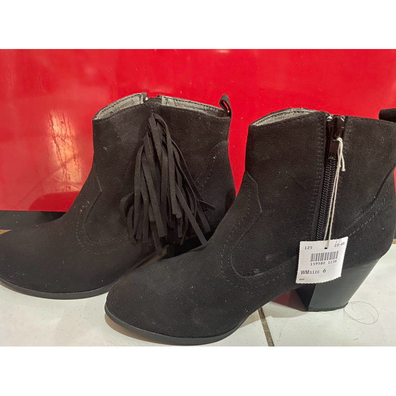 BRASH SHOES BOOTS - SEPATU BOOTS HITAM PRELOVED