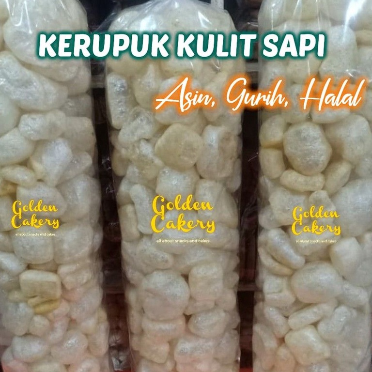 

PRODUCT TERKECE Kerupuk KULIT PREMIUM DOROKDOK JANGEK Sapi Halal 235 GRAM