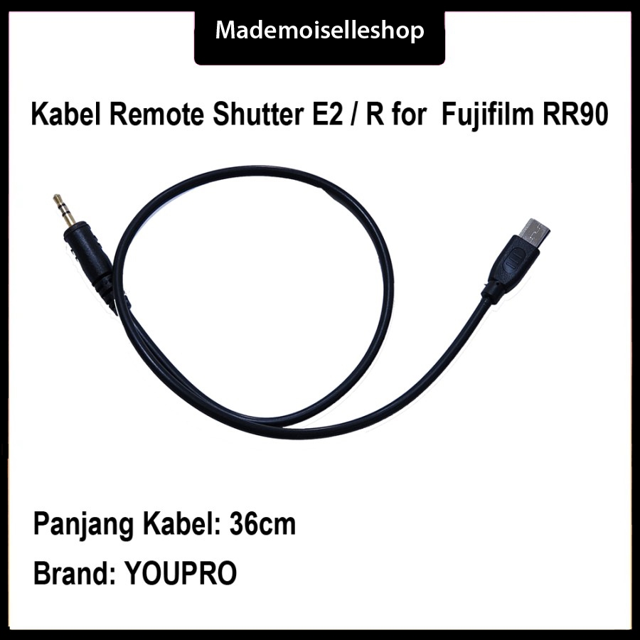 Youpro Shutter Cable Remote Type U2 / R for Replace Fujifilm RR90