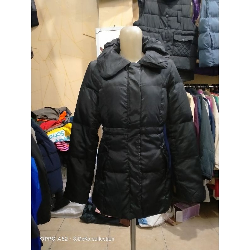 jaket bulang fashion hitam size M