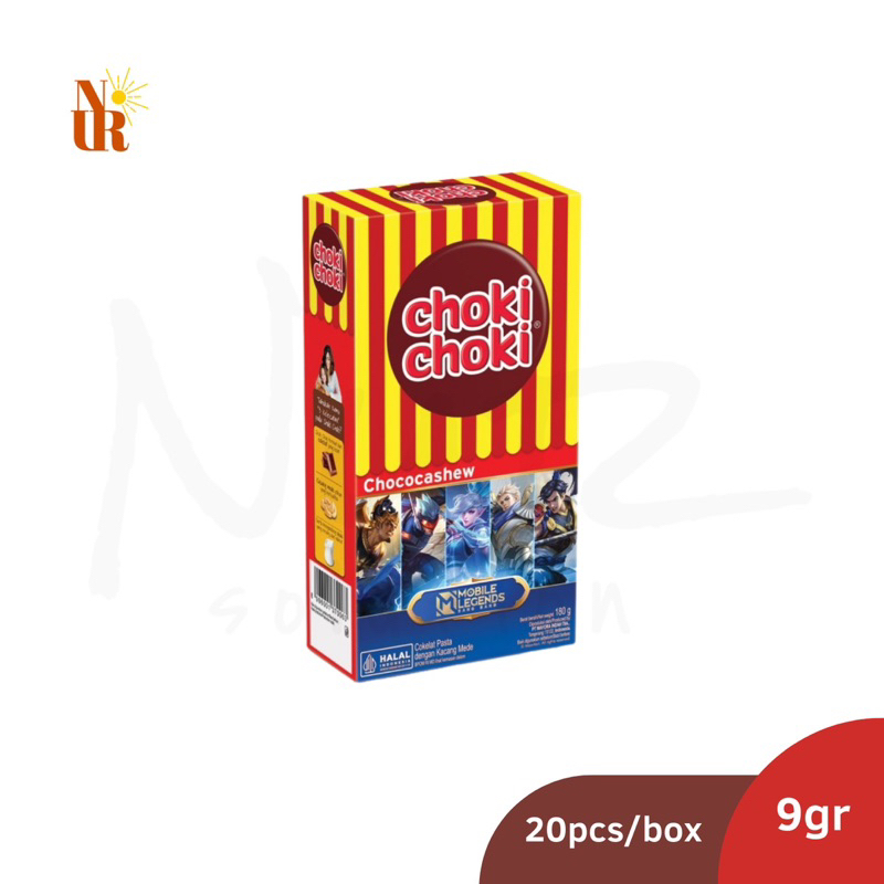 

Choki Choki Cokelat Cashew 9gr x 20pcs [Box]