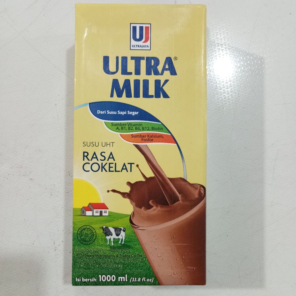 

Ultra Milk Susu UHT Rasa Cokelat 1 Liter111