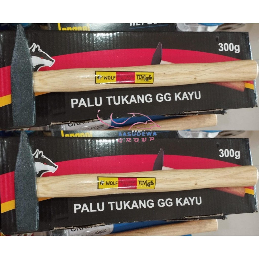 WOLF PALU TUKANG GAGANG KAYU 300 gr / PALU TUKANG GAGANG KAYU 300gr