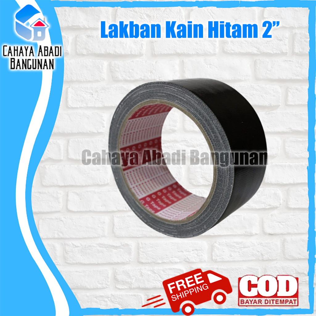 Lakban Kain Hitam Besar 2 Inch