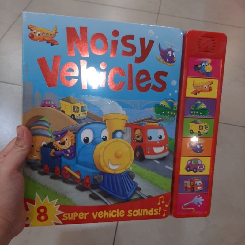 sound board book noisy vehicles