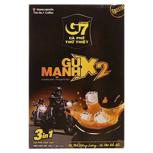 Trung Nguyen Legend G7 Cofee Strong X2 Kopi Vietnam 3in1