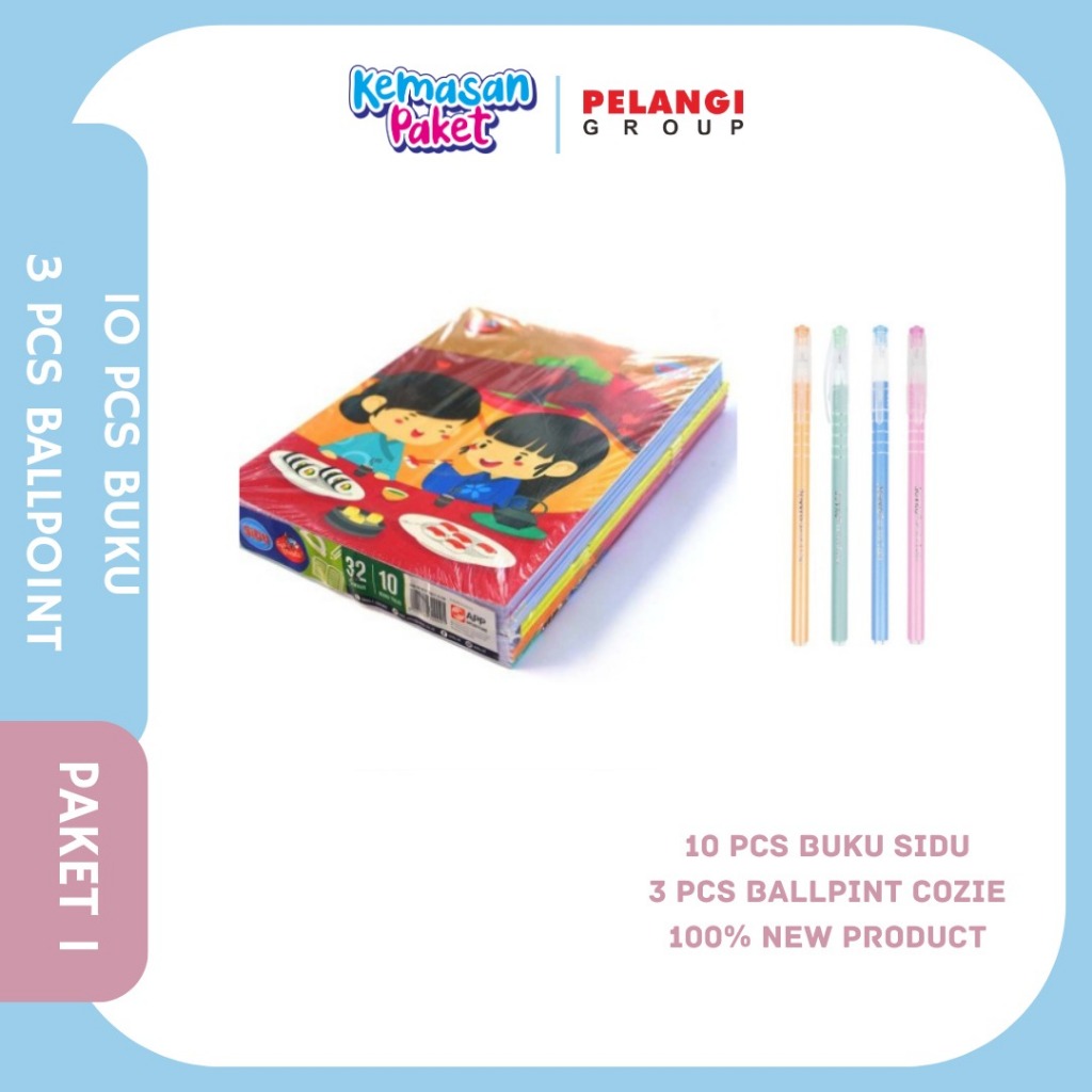 

BUKU TULIS SINAR DUNIA SIDU ISI 32 LEMBAR / PAKET HEMAT BUKU TULIS SEKOLAH / BALLPOINT JOYKO