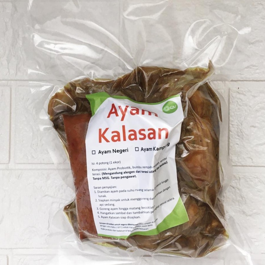 

AYAM KALASAN QV KITCHEN 800-1000GR - AYAM PROBIOTIK