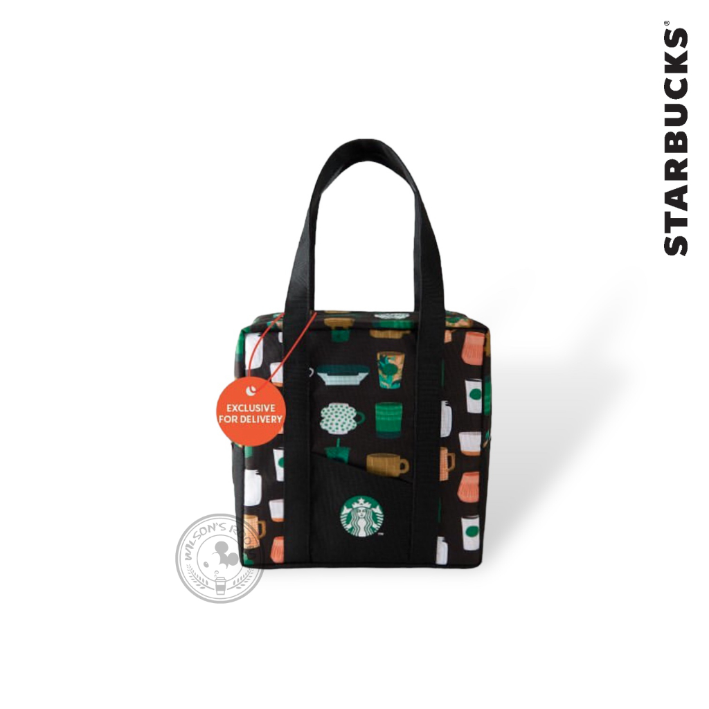 Starbucks Thermo Cooler Storage Bag Tas Aluminium Foil Tahan Panas Dingin Exclusive Delivery
