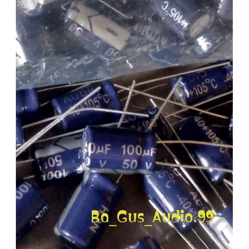 Elco 100uf - 50v NCH Audio