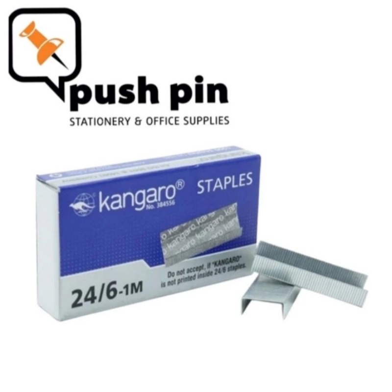 

Kangaro Staples / Isi Stapler No.24/6-1M