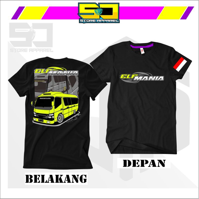 Kaos T-shirt Viral Elf Mania community // kaos pecinta Elf lengan pendek pria wanita katun