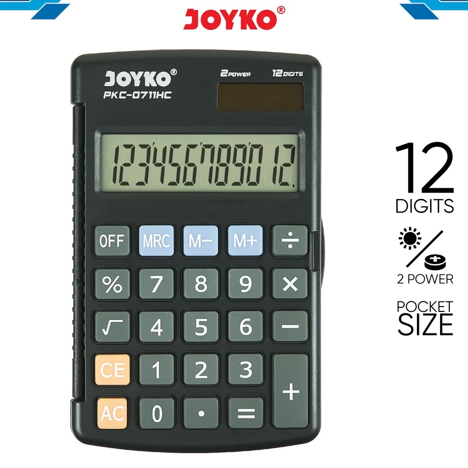 

Calculator Kalkulator Joyko PKC711HC 12 Digits hil