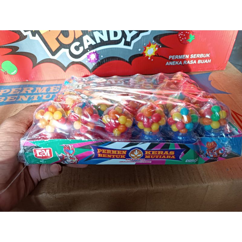 

candy ultramen mutiara isi 30 pcs