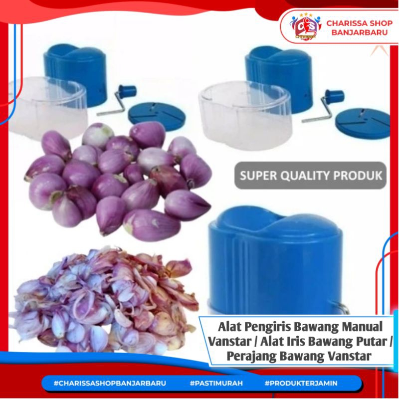 Vanstar Pengiris Bawang Putar / Perajang bawang putar / Alat Pengirie Bawang Vanstar / Alat Pengiris