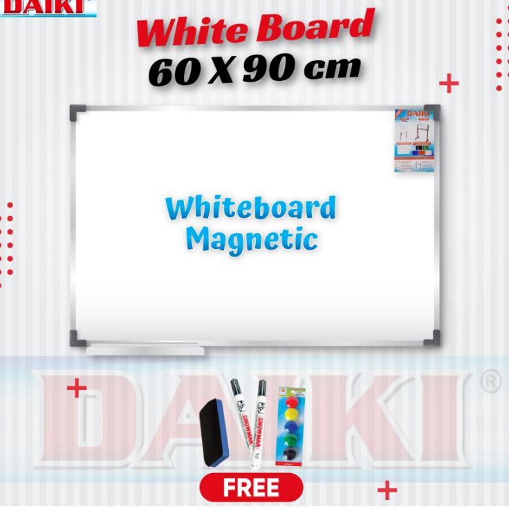 

Papan tulis Whiteboard Magnetic DAIKI Uk 6x9 Cm zpl