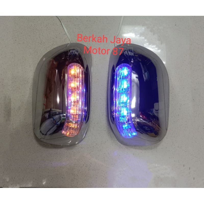 Cover Spion Mirror Cover Avanza New VVT-I VVTI Gen2 2007 2008 2009 2010 2011 Chrome Lampu 2 Warna Se