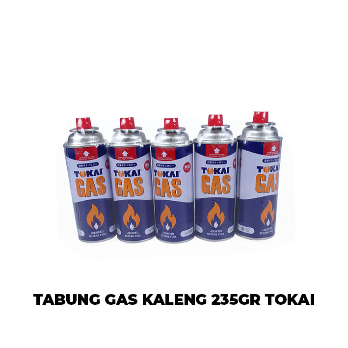 TABUNG GAS KALENG 235GR TOKAI/Tabung Gas Traveling/Tabung Gas Portable