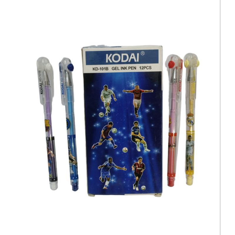 

Pulpen Gel Kodai karakter Sepak bola / SELUSIN (12PCS) KD-101B