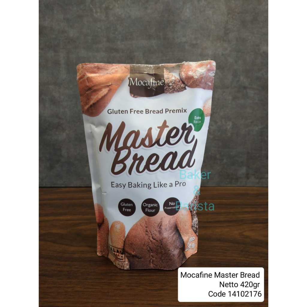

Gluten Free Bread Flour MOCAFINE Tepung Premix Roti Donat 420gr