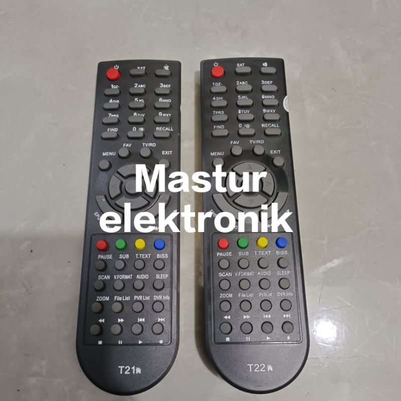REMOTE REMOT RECEIVER PARABOLA TANAKA T21 T22