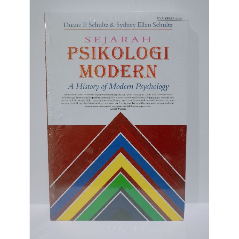 Buku Sejarah Psikologi Modern; a history of modern psychology