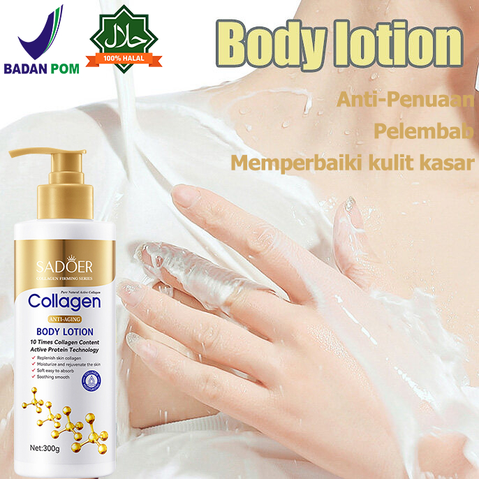 Collagen body lotion pemutih handbody pemutih lotion Whitening body pemutih kulit losyen handbody pe