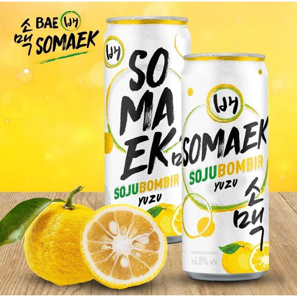 Somaek YuzuSJ Rasa Lemon Kaleng