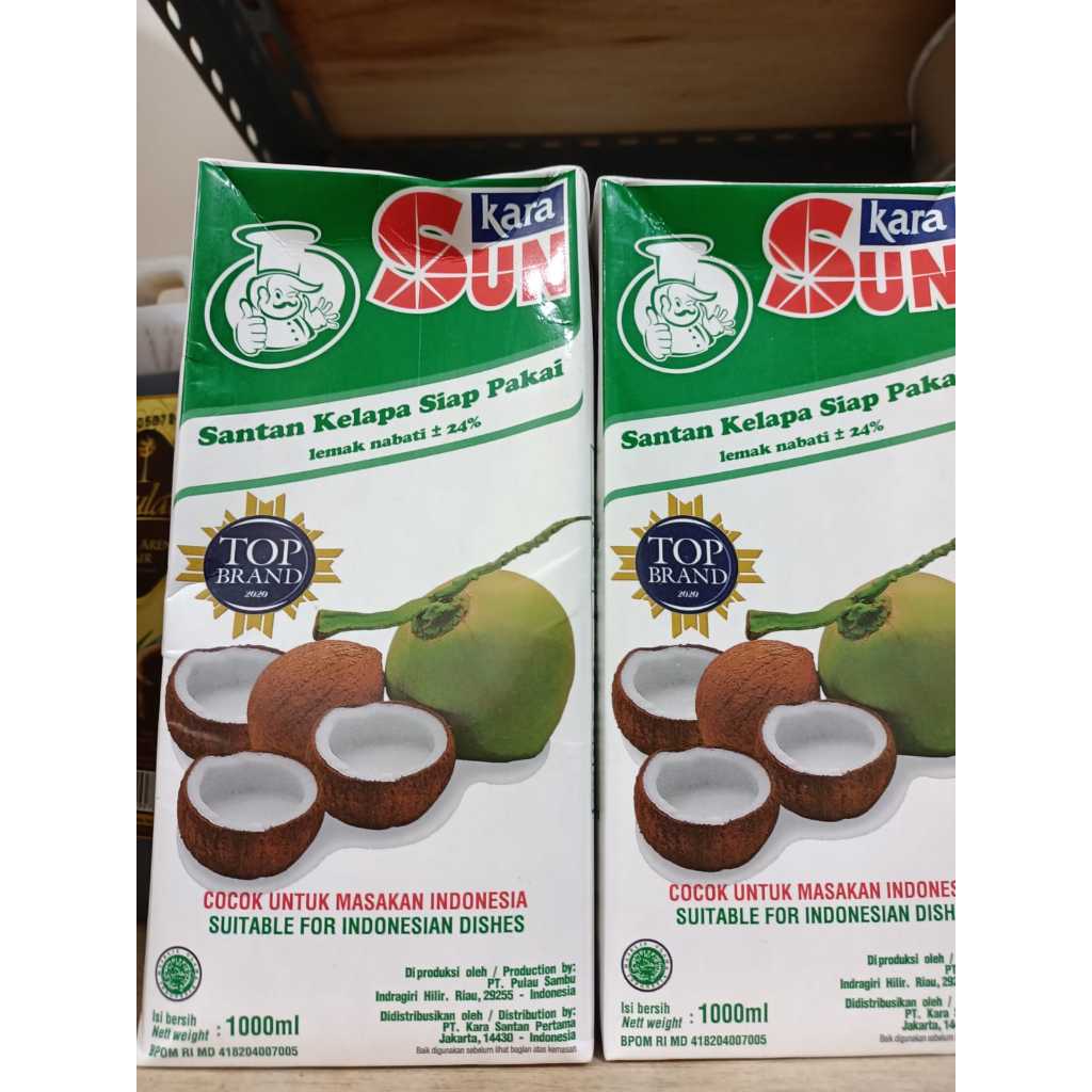 

Santan Kelapa SunKara 1Liter (khusus instant)