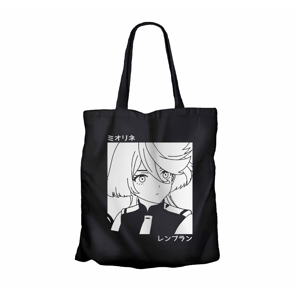 Tote bag anime MIORINE REMBRAN - MOBILE SUIT GUNDAM material canvas