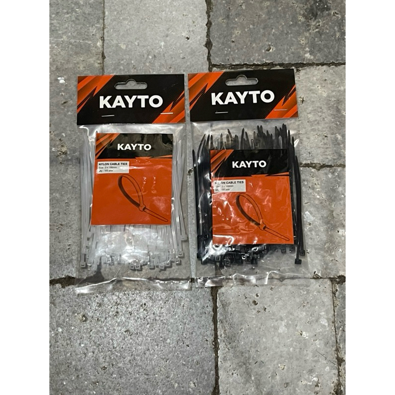 

Tali Kabel Tis Nylon 3x100mm Kayto