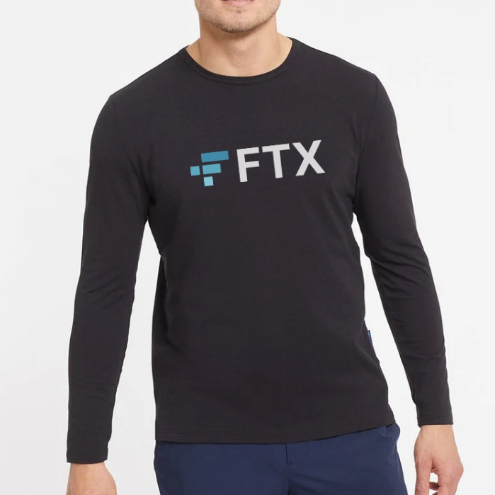 Kaos Lengan Panjang FTX crypto derivatives trading token Long Sleeve t-shirt