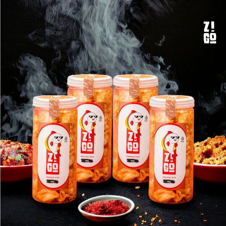 

[PAKET BUNDLING] Kerupuk Pedas ZIGO BBQ Renyah Kemasan Toples Besar Kerupuk Seblak Kering Cemilan Enak