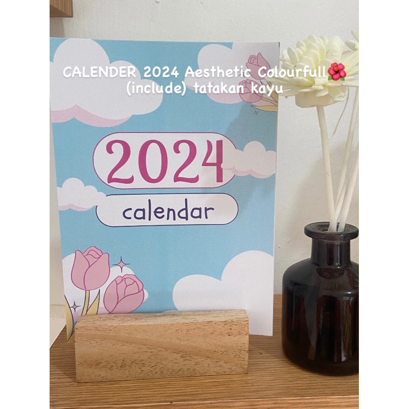 

CALENDER 2024 Aesthetic Colourfull