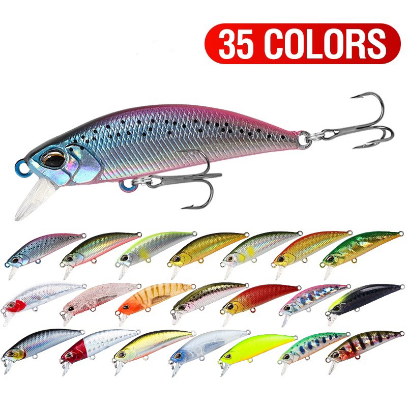 Minnow Sinking 5.5cm 5g Umpan Pancing Casting Ultralight UL