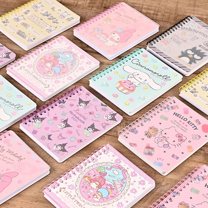 

SAKHA- (SK0015) MURAH 1PCS BUKU RING KECIL LEMBARAN / MINI NOTEBOOK FANCY DIARY MOTIF SANRIO DLL