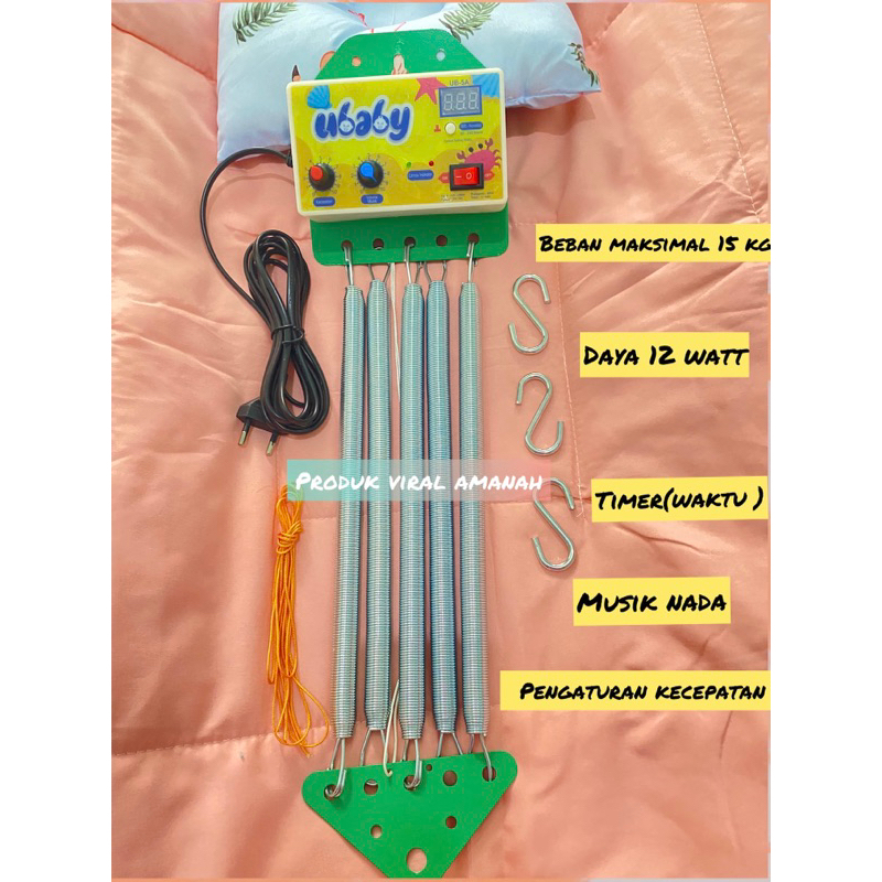 Ayunan Listrik Makassar Murah 12 Watt Bayi terlaris