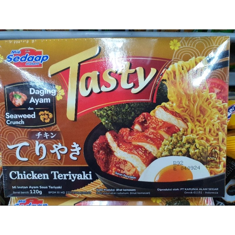 

Mie Sedap Chicken Teriyaki 120g Expired 4 September 2024