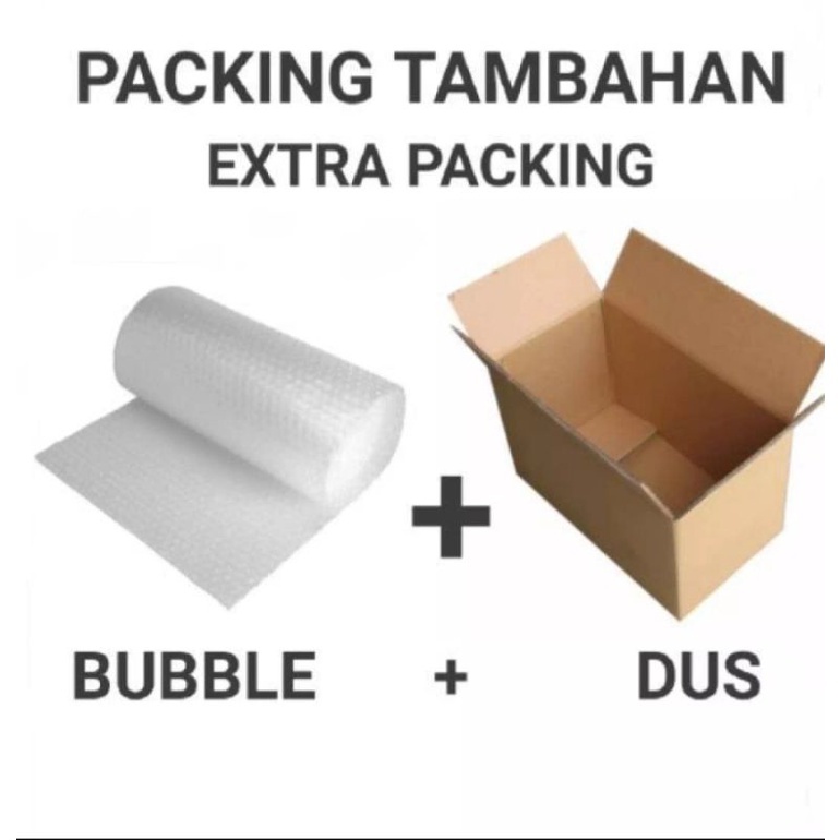 

EXTRA PACKING KOTAK BUBBLE WRAP UNTUK MEMINIMALISIR KERUSAKAN