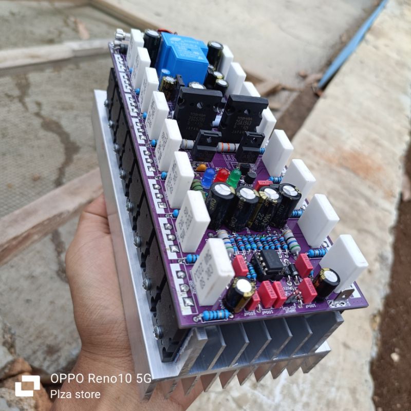 Kit Driver power amplifier Socl 506 TEF 2U 20cm tinggal colok PSU komponen original kit power aplifi
