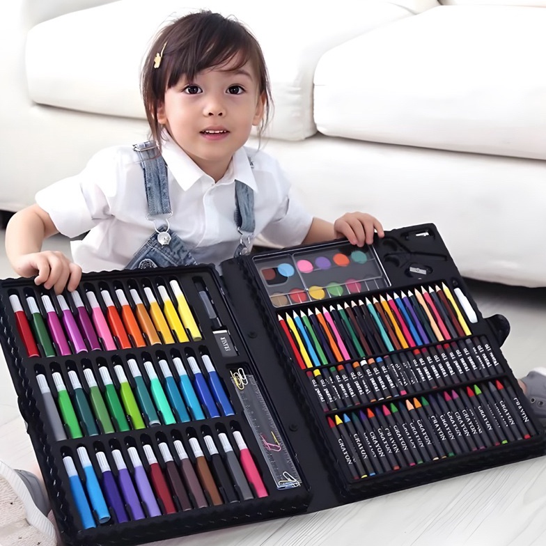 

el Baru ART SET Crayon Set 15pcs Pensil Warna Gambar Alat Tulis Lukis Melukis ATK Crayon Set 15pcs Krayon Mewarnai Anak 15pcs 28pcs Pensil Warna Set 15pcs NH8