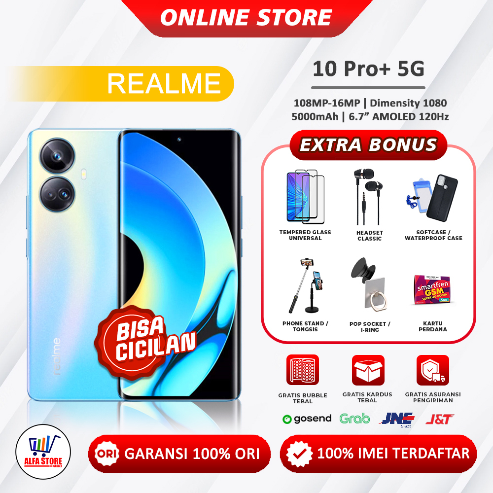 Realme 10 Pro Plus 5G RAM 12/256 Pro RAM 8/256 Pro 8/128 Garansi Resmi