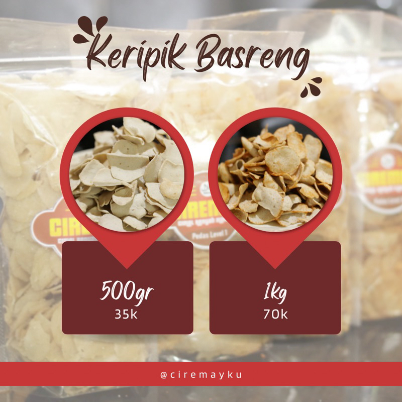 

Keripik Basreng 500gr