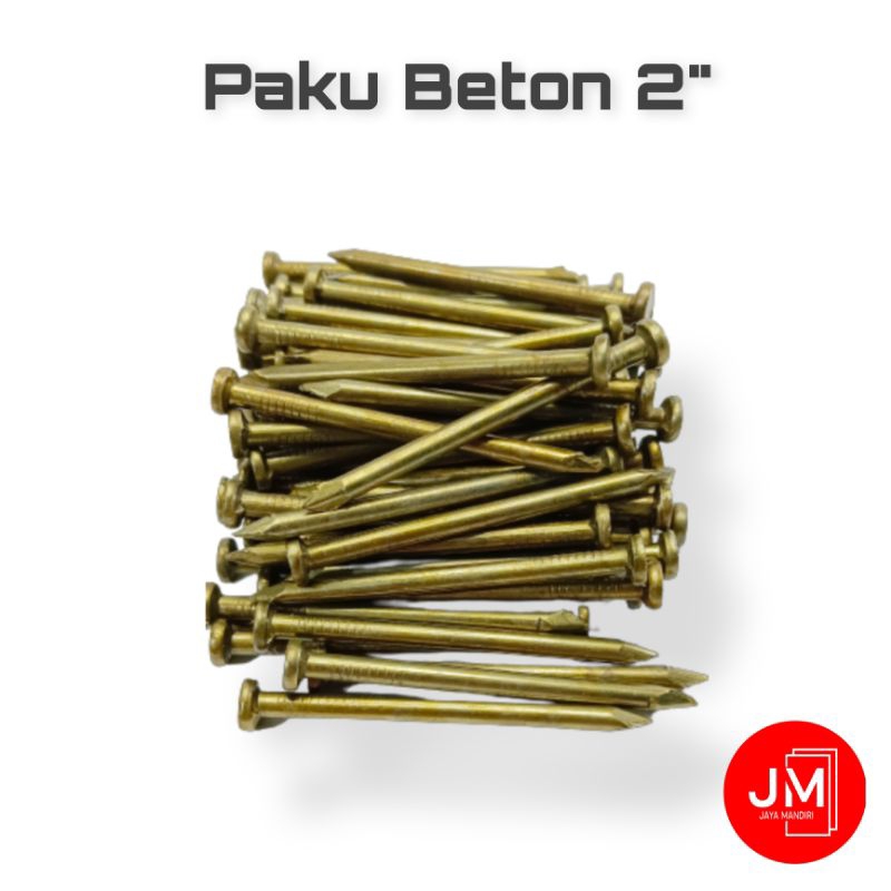 Paku Beton 2inch (5cm) Isi 100pcs  Paku Beton Kuning COD