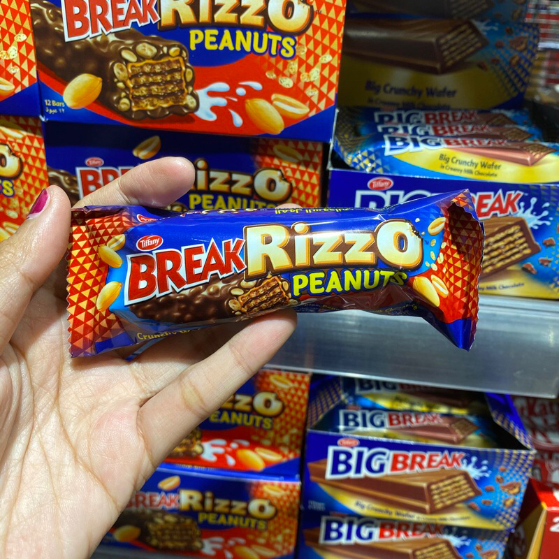 

break rizzo peanut chocolate