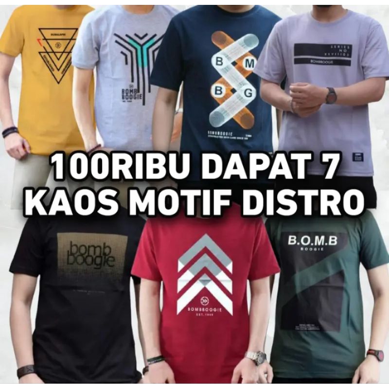 PALET KAOS DISTRO 100RB DAPAT 7 KAOS