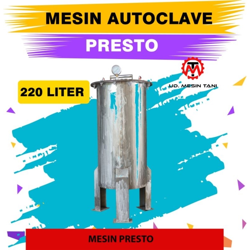 Mesin Presto / Autoclave Kapasitas 150 Botol Saos MURAH
