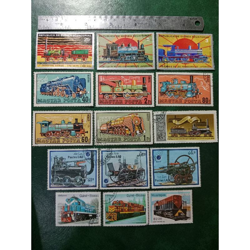 

Prangko Mancanegara Lokomotif 15 Pcs Used campur